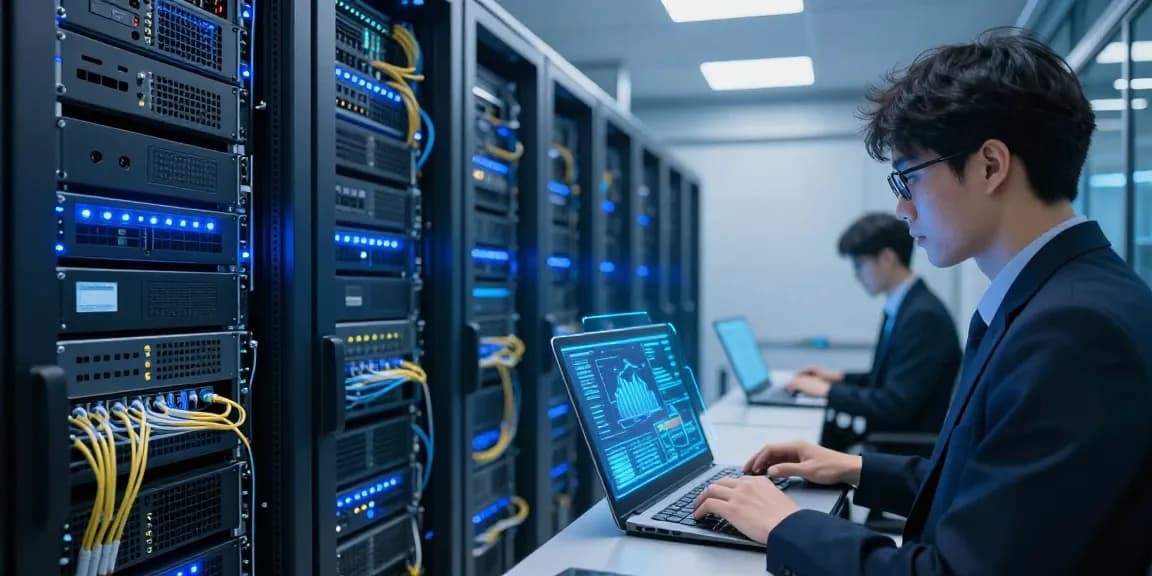 hb88bee cloud computing server center with high-tech infrastructure and security protocols