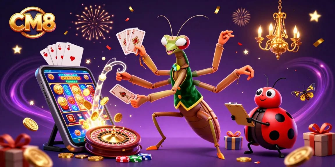 Join the excitement at CM8 as the card sharp and pit boss create a vibrant casino atmosphere.