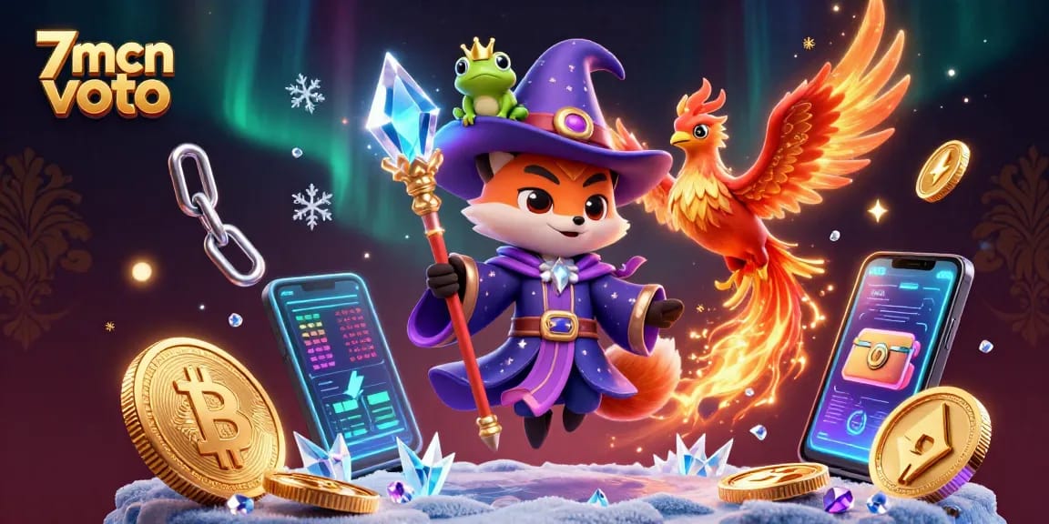 Engage in thrilling gameplay with 7mcn voto, featuring a mystical wizard fox and stunning graphics.