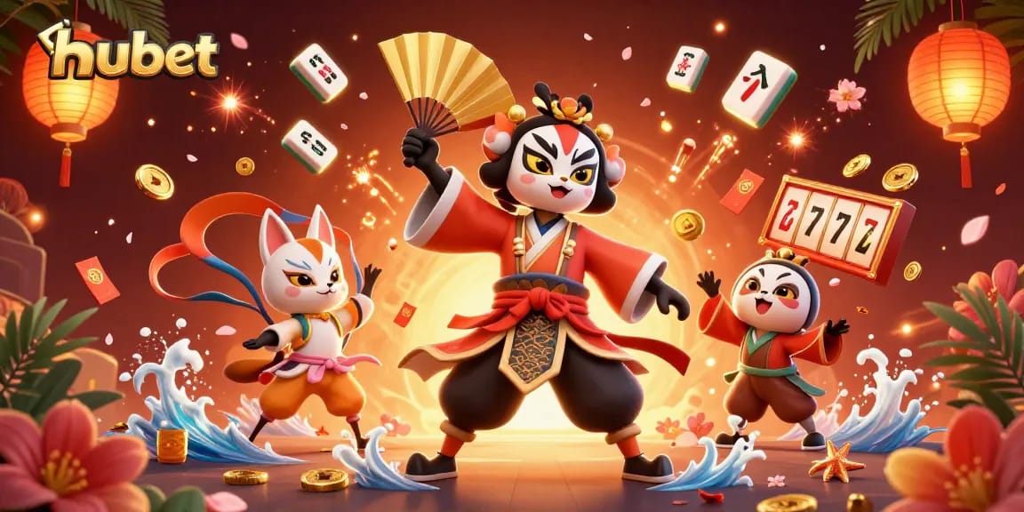 Experience hubet’s vibrant casino atmosphere with dynamic characters and gaming elements.