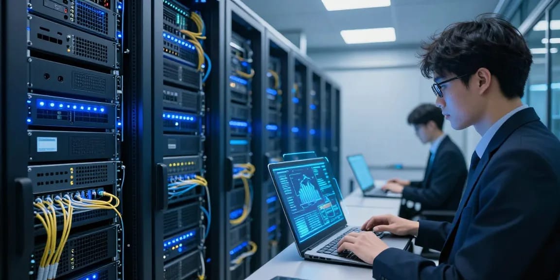 hb88bee cloud computing server center with high-tech infrastructure and security protocols