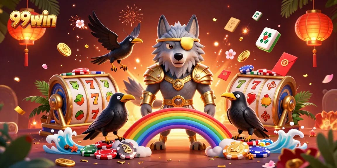 Experience excitement at 99win's vibrant casino scene filled with thrilling game elements.