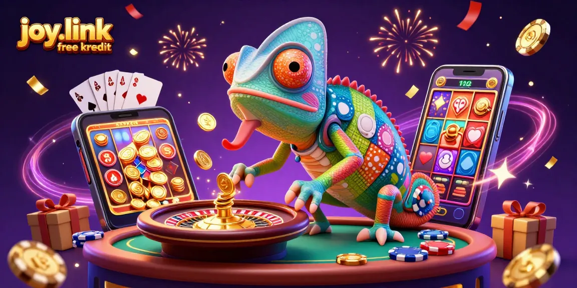 Experience the thrill of joy.link free kredit as the casino chameleon catches golden coins and magical energy sparkles!