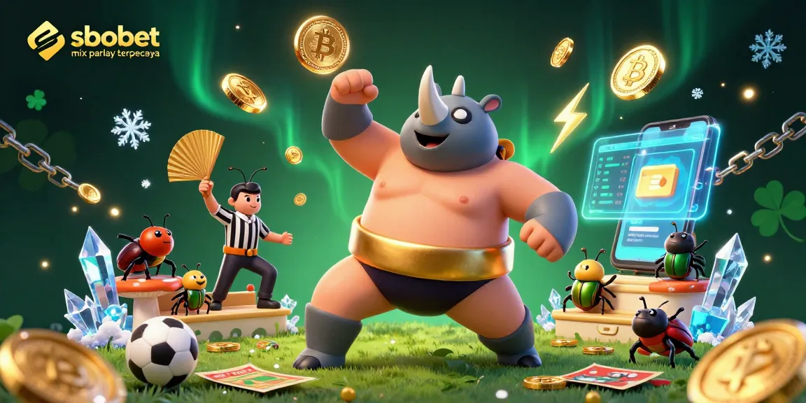 Experience sbobet mix parlay terpercaya with thrilling sports betting action in a vibrant 3D visual.