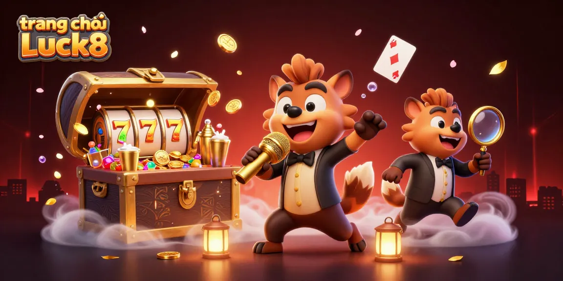 Experience the excitement of trang chủ Luck8 with lively casino hyenas and vibrant gaming elements.