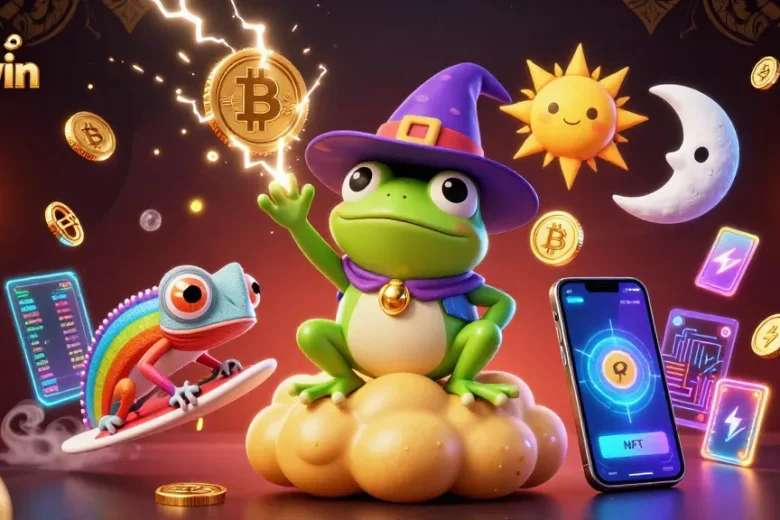 Experience winning thrills with web sunwin, a dynamic 3D illustration featuring magical characters in a vibrant casino setting.